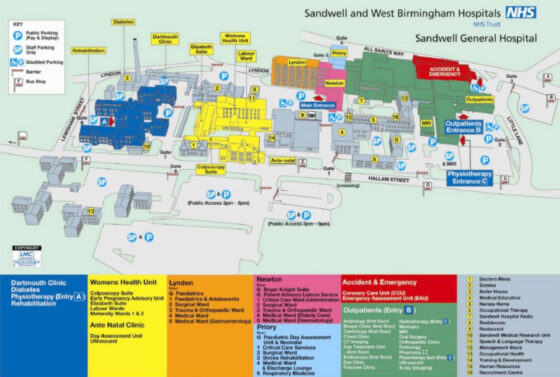 Swbh Map How to Find us - Black Country Pathology Services